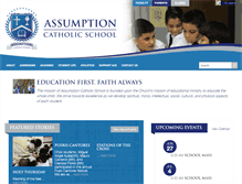 Tablet Screenshot of houstonassumption.org